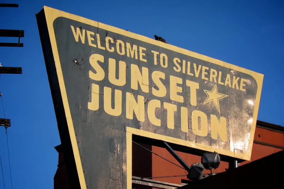 Sign at Silver Lake's Sunset Junction